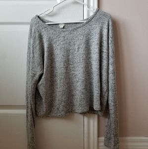 Grey Long Sleeve Sweater